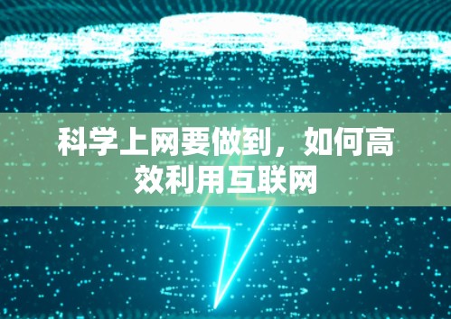 科学上网要做到，如何高效利用互联网