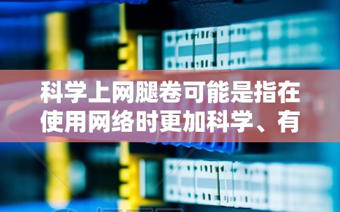 科学上网腿卷可能是指在使用网络时更加科学、有目的地使用信息，结合科学知识和方法，以满足个人或群体的科学需求。以下是一些可能的解释和建议