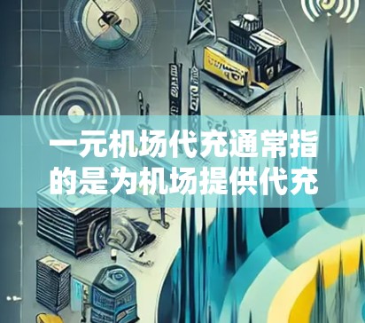 一元机场代充通常指的是为机场提供代充服务，即通过其他平台或服务为旅客提供充换气服务，而不是直接在机场进行。这种服务通常包括换气包、空调设备和可能的服务（如换气人员的提供）