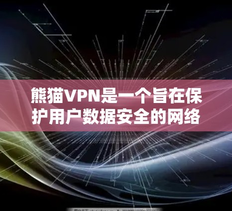 熊猫VPN是一个旨在保护用户数据安全的网络VPN服务。以下是关于熊猫VPN的几个关键点