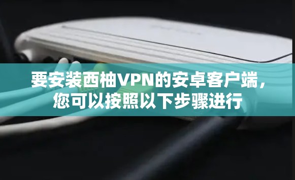 要安装西柚VPN的安卓客户端，您可以按照以下步骤进行