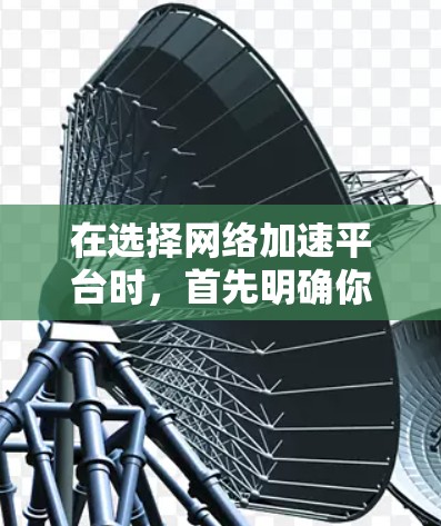 在选择网络加速平台时，首先明确你的使用场景和需求。以下是一个有条理的推荐