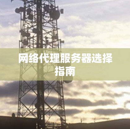 网络代理服务器选择指南